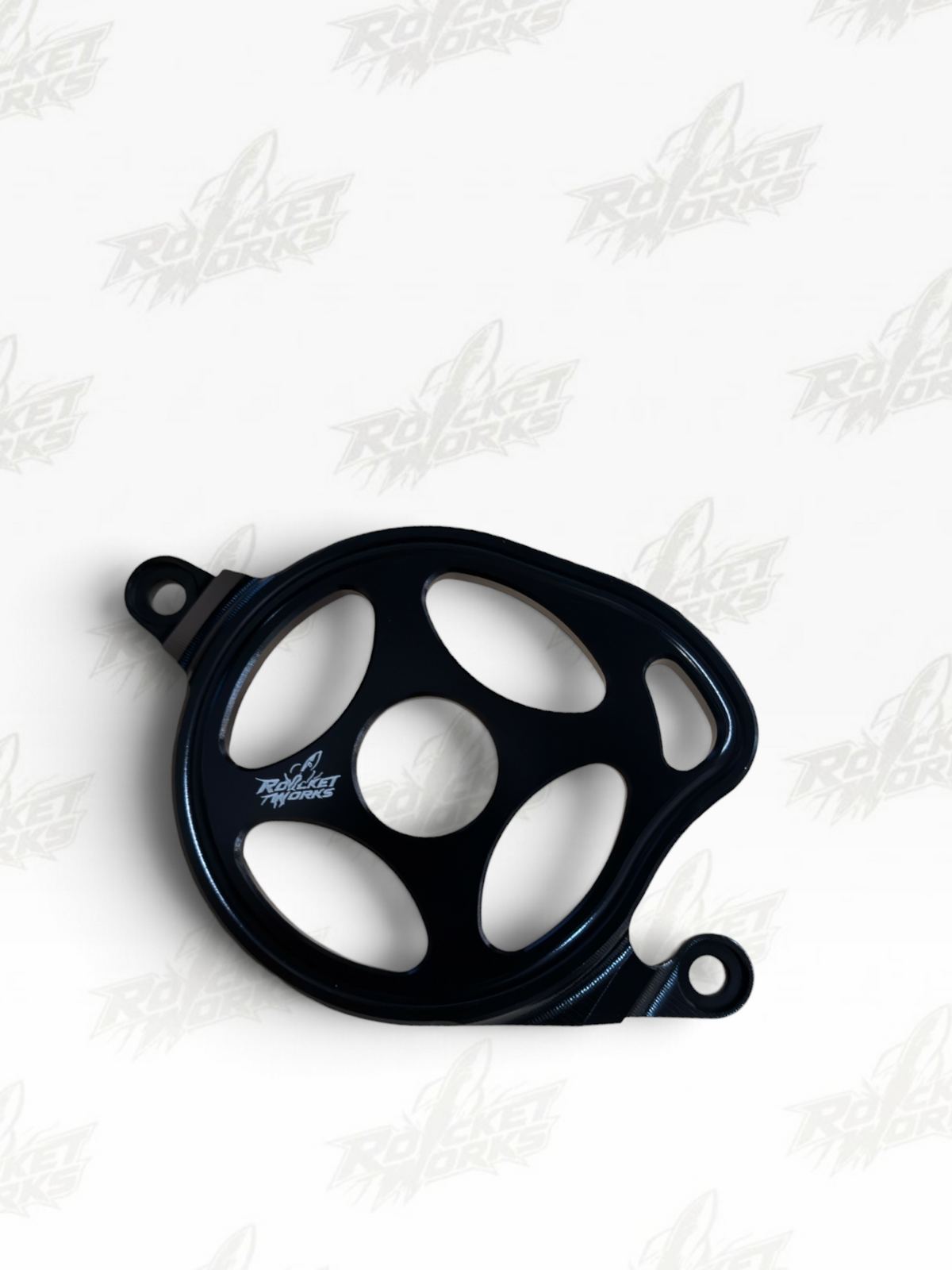RW Metal Motor Cover Chrome/Black For LBX