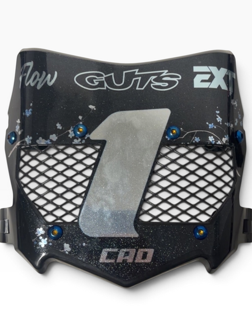*Blossom Collection* Real Titanium Vented Motocutz Vented Plate