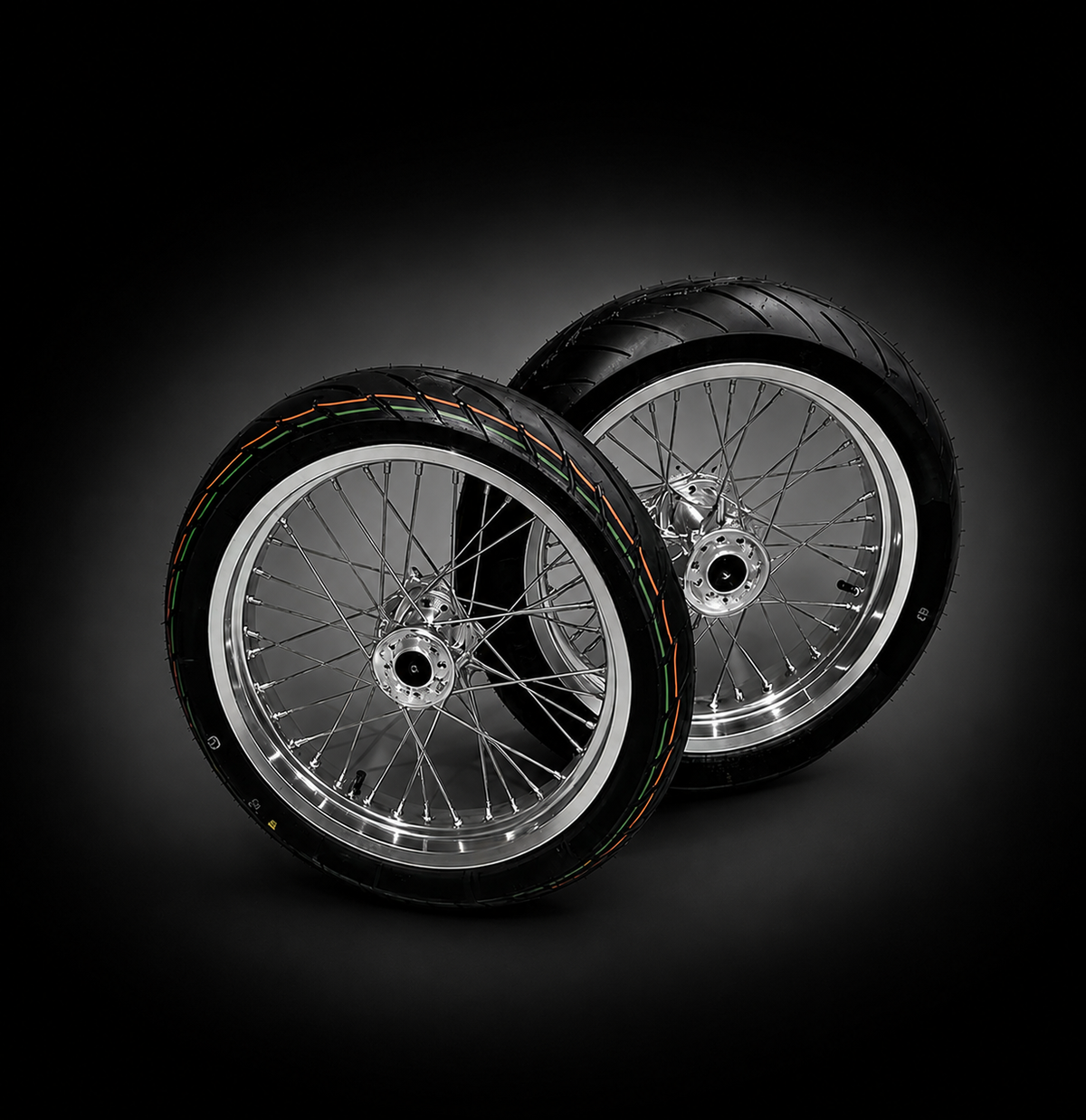 Chrome Surron Ultra Bee Supermoto Wheelset
