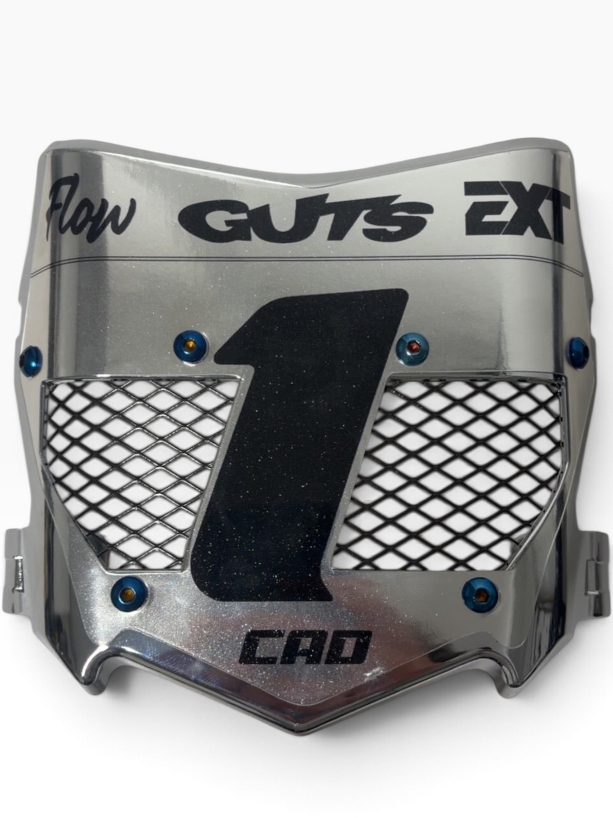 *Silver plates* Real Titanium Motocutz Vented Plate