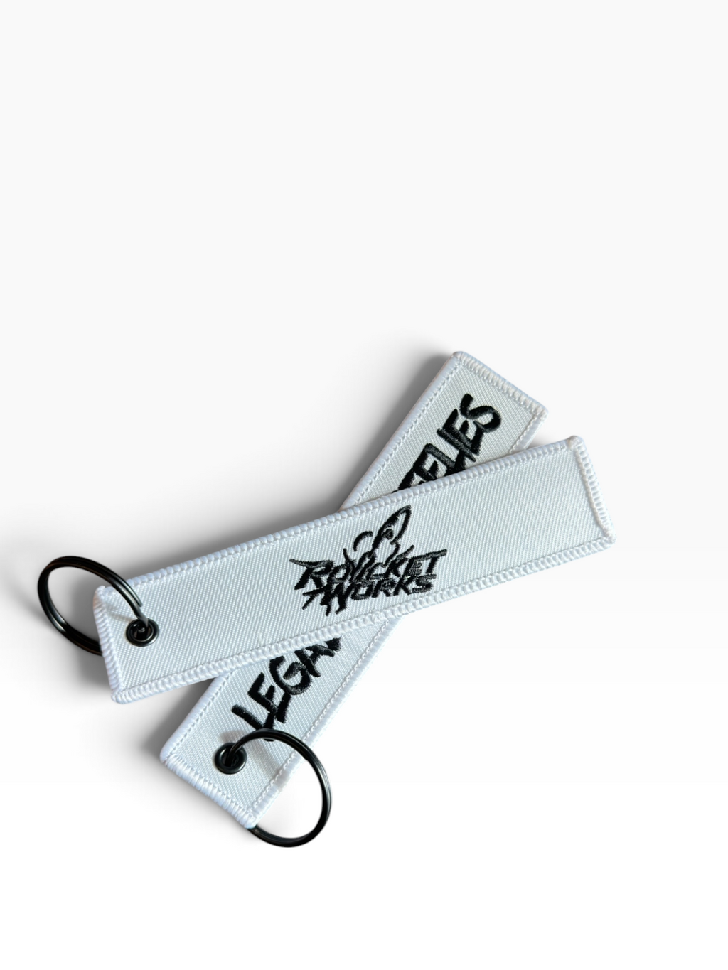 White Legalize Wheelies Keychain